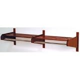 72 Coat and Hat Rack - Dark Mahogany Finish (Dark Red Mahogany) (11.5H x 73.75W x 15.5D)