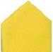 Durable Hand Woven 100% Cotton Solid Yellow Napkins 22x22 Inches Set of Six