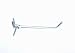Pegboard Hooks 1/8 Wire Standard Weight 4 Length