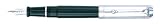 Aurora Talentum Black w/ Chrome Finish Cap Extra Fine Point Fountain Pen - AU-D11CN-EF
