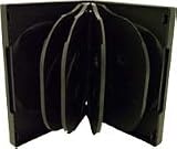 Electronics : 25 x Black 10 Way DVD Cases
