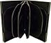 Electronics : 25 x Black 10 Way DVD Cases
