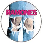THE RAMONES - Knees - Button / Pin
