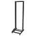 Aluminum Open Rack, 73 1/2 In., Black