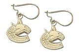 Vancouver Canucks 14K Gold Dangle Earrings