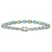 Blue Topaz & Peridot Bracelet