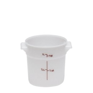CONTAINER ROUND POLY 1 QT, EA, 11-0449 CAMBRO MANUFACTURING CO FOOD STORAGE