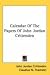 Books : Calendar Of The Papers Of John Jordan Crittenden