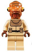 Lego Star Wars MON Calamari Officer Figure 7754 From Home One Cruiser