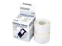 Seiko Standard Address Labels for all Smart Label Printers (130/Roll  2 Rolls/Box)