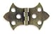 Battalion 1XMG4 Utility Hinge, Brass, 3 Hole, PK 2