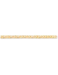 Genuine 14K Yellow Gold 7.00mm Nugget Bracelet 8 Inches 15 Grams Of Gold 100% Satisfaction Guaranteed.