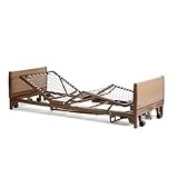 Invacare Low Electric Bed Package with Foam Mattress and Assist Rails - 5410LOW Low Electric Bed, 6632 Assist Rails, and 5180 Foam Mattress - BED39LOW-1633BED39LOW-1633