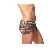 1st Fantasies Male Power Tight-fitting Short Camouflage Pouch Boxer Shorts