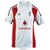 ECB Official 2009 adidas England Cricket Training Shirt - White - Short Sleeved