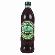 Robinsons Fruit Squash Apple & Blackcurrant 1 Liter Plastic Bottles (Pack of 2)