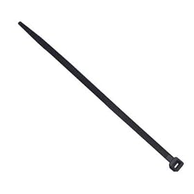 100mm x 2.5mm Black Nylon Cable Ties x 100 - Zip Tie Cable Tidy