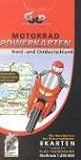 Motorrad Powerkarten Nord- und Ostdeutschland 1 : 250 000. Powerbox: 8 laminierte Kartenbl�tter plus Tourerguide. GPS-tauglich - 
