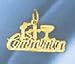 14K Gold First Communion Charm