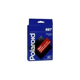 Click here to buy Polaroid 667 Black & White Coaterless Instant Pack Film, ISO 3000 DIN 36, 3.5 x 4.2... by Polaroid.