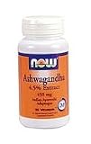 Now Ashwagandha 4.5% extract 450mg 90 Vcaps( Double Pack)