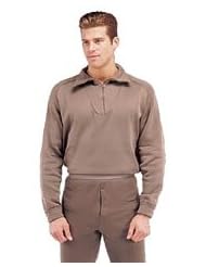 Single Detail Page Misc: Rothco Polypro Zip Top in Brown - Small - Rothco