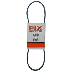 3/8" X 34" Blue Kevlar Belt, Use To Replace MTD 754-0367, Ariens 07200110, 72066, 72107, Toro 36-8070, 66-0210, Simplicity 1675704SM, Craftsman 83691.