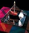 Single Pyramid oil candle 3 inch