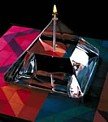 Single Pyramid oil candle 3 inch