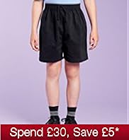 2 Pack - Unisex Pure Fairtrade Cotton PE Shorts