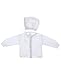 Rudin Needlecraft White Knit Sweater With Bonnet
