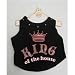 Fashion Pet King Of The House Dog Tee - X-small - Black Fashion Pet King Of The House Dog Tee - X-small - Black