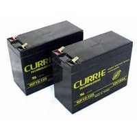 12 Volt 10 Amp Electric Scooter Batteries (Set of 2) - Currie Tech