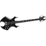 BC Rich Virgo Vintage Celtic 4-String Bass Guitar (Onyx)