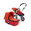 Bugaboo Cameleon Stroller - Red Base - Orange Canvas