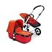 Bugaboo Cameleon Stroller - Red Base - Orange Canvas