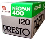 FUJIFILM ネオパン400PRESTO-120(ブローニー ISO100モノクロ)