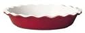 Emile Henry 9-Inch Pie Dish, Cerise Red