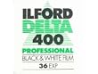 Ilford Delta Pro 400 Fast Fine Grain Black and White Film, ISO 400, 35mm, 36 Exposures (1748192)