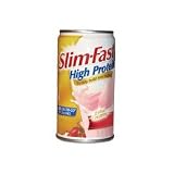 Slim Fast FC20956-6 High Protein Creamy Strawberry Shakes - 4Pk