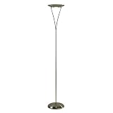 Antique Brass Halogen Floor Uplighter