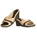 Crocs Womens Sassari Wedge Shoe - Chocolate / Gold - W8
