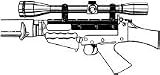 B-Square 1 Piece Base Matte FN-FAL LAR L1-A1 by B-Square