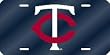 Minnesota Twins Laser Cut Blue License Plate - SET OF 6 - Sports Merchandise