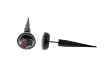 Genuine Ed Hardy Black Fake Taper - Tiger Logo - 16g Wire - 00G - 32mm Length - Sold as a Pair