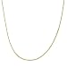 Gold Diamond Cut 1mm & 24in Snake Chain