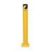 Vestil BOL-24-5.5 Yellow Powder Coat Pipe Safety Bollard, Steel, 5-1/2" OD, 24" Height