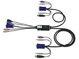 Aten C52A 2-Port Hybrid KVM Switch with Audio