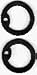 Dog Tag Silencers - 1 Pair