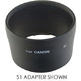 Adorama Metal 58mm Conversion Lens Adapter for the Canon Powershot S2, S3 and S5 Digital Cameras.